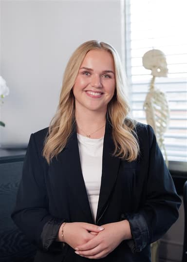 Male doctor in blue scrubs